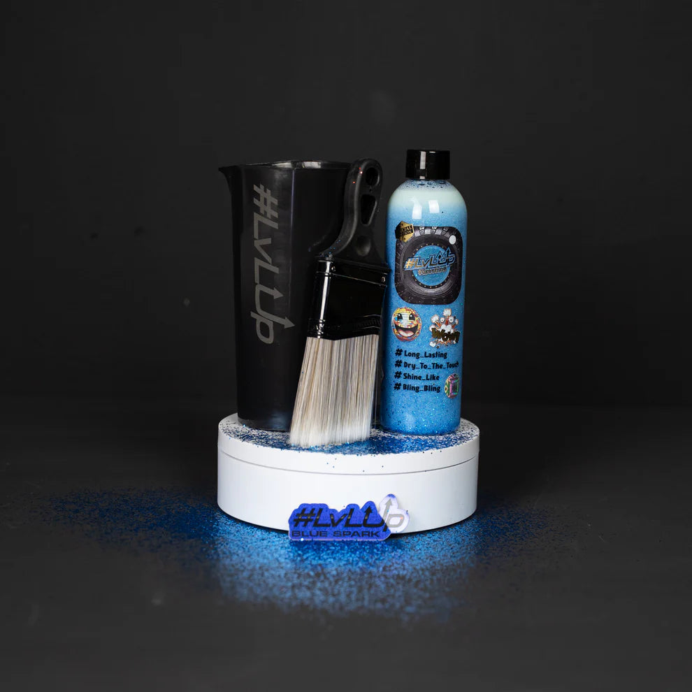 #LvLUp TireShine Special Edition RED/BLUE/GREEN/GOLD/SILVER/MULTICOLOR (250ml)