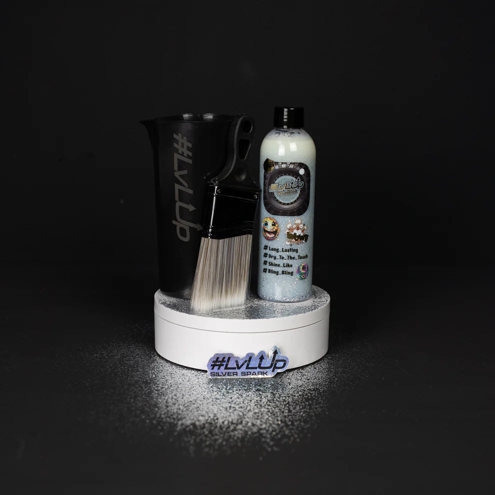 #LvLUp TireShine Special Edition RED/BLUE/GREEN/GOLD/SILVER/MULTICOLOR (250ml)