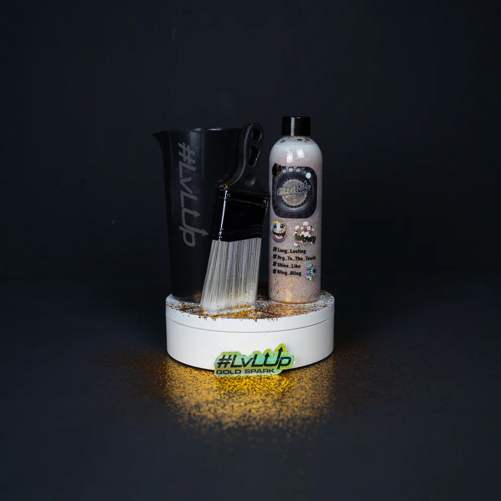 #LvLUp TireShine Special Edition RED/BLUE/GREEN/GOLD/SILVER/MULTICOLOR (250ml)